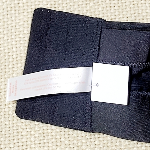 NWT Cacique Comfort Bliss Black Lightly Lined Multi-Way Strapless Bra (42C) - Picture 10 of 10